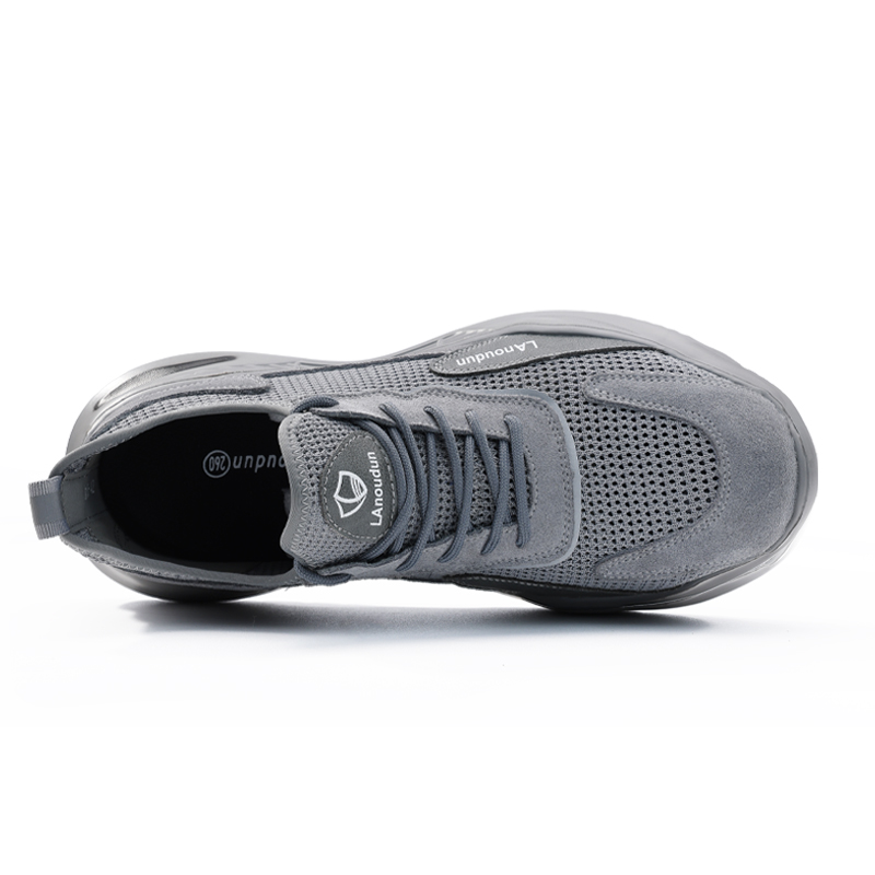 LANOUDUN Breathable And Lightweight Low top Outdoor Shoes Unisex Light Gray