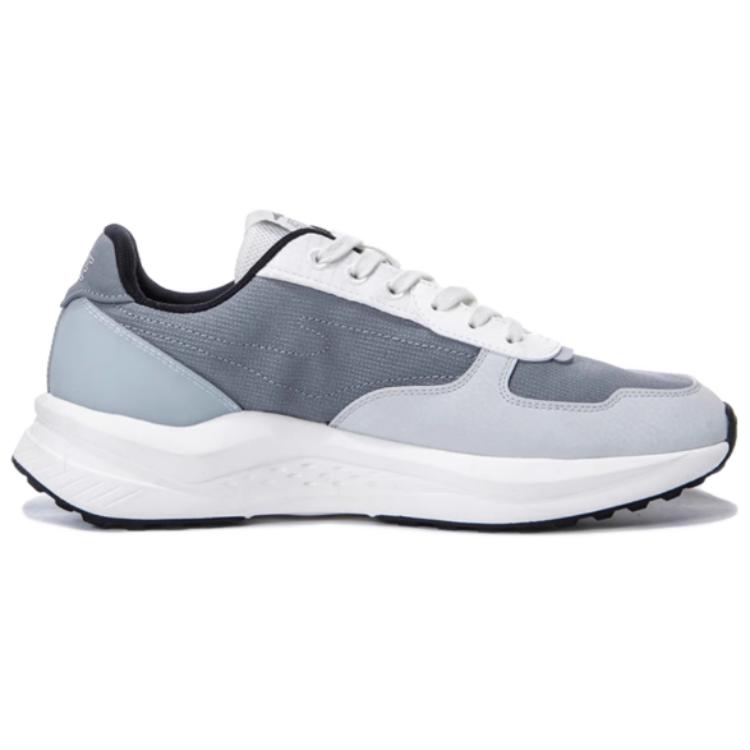 Erke Abrasion Resistant Slip Resistant Low top Running Shoes Men’s White Gray