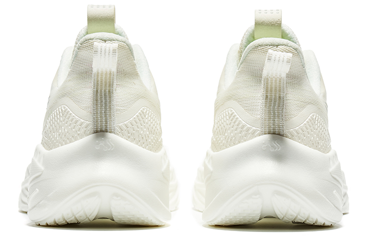 Erke Cushioning Slip Resistant Abrasion Resistant Breathable Low top Running Shoes Men’s Microcrystal White