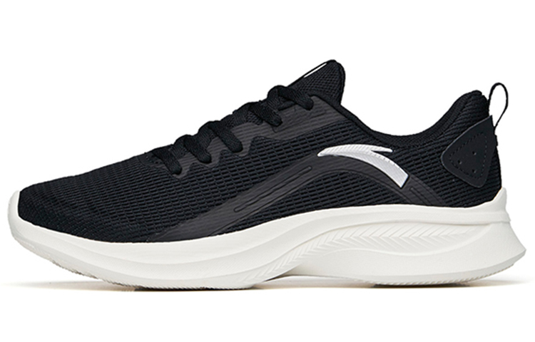 Anta Running Collection Cushioning Lightweight Wear-Resistant Slip-Resistant Low-Top Running Shoes Women’s Black