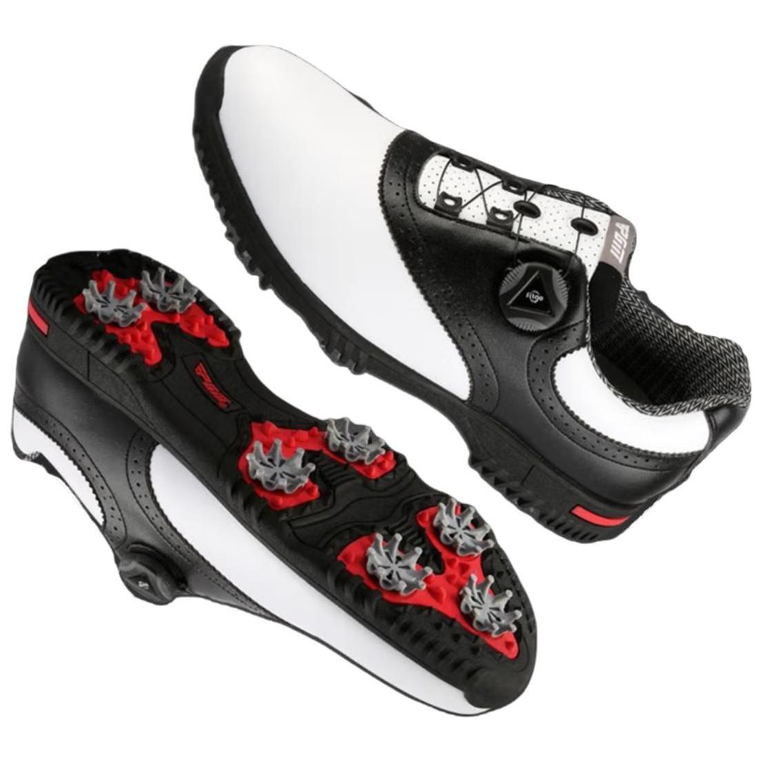 PGM Waterproof Slip Resistant Golf Shoes Men’s White Black