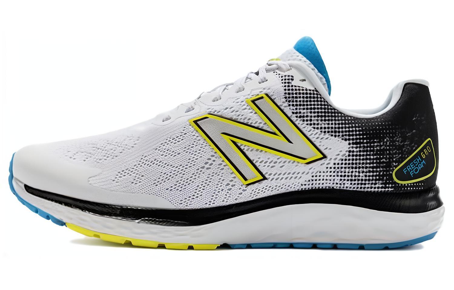 Мужские кроссовки New Balance 608 (бело-черно-желтые)
