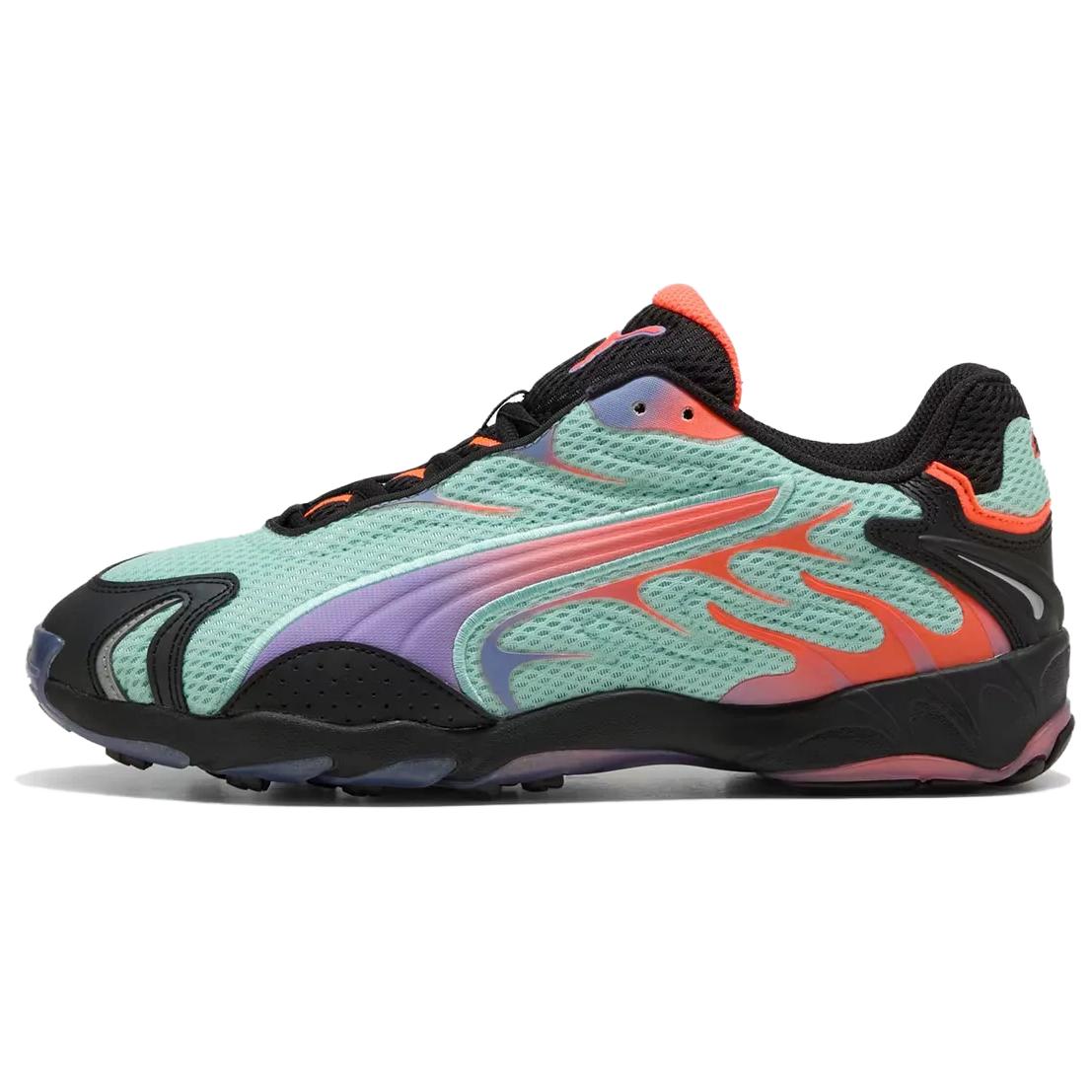 PUMA Inhale Slip Resistant Abrasion Resistant Slip Resistant Abrasion Resistant Low top Running Shoes Unisex Cyan Black
