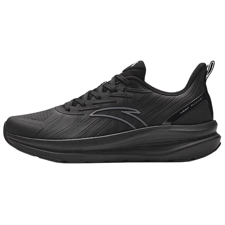 Anta Cloud Path Textile, TPU Slip Resistant Abrasion Resistant Low top Running Shoes Men’s Black