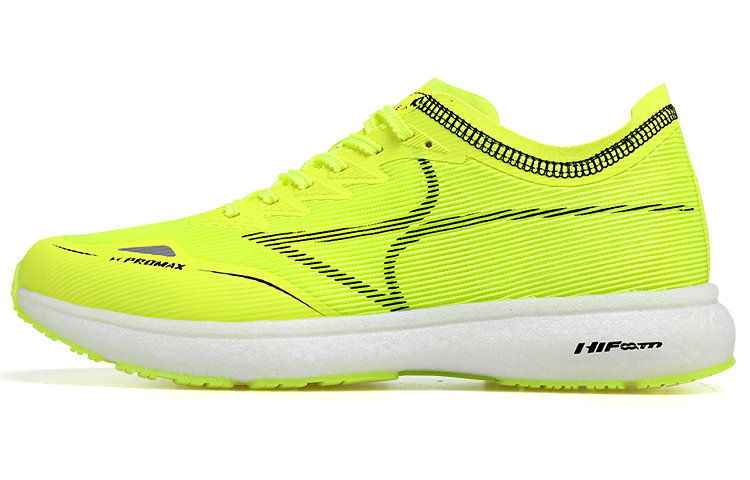 HEALTH 5019S Running Shoes Unisex Low Top Neon Yellow
