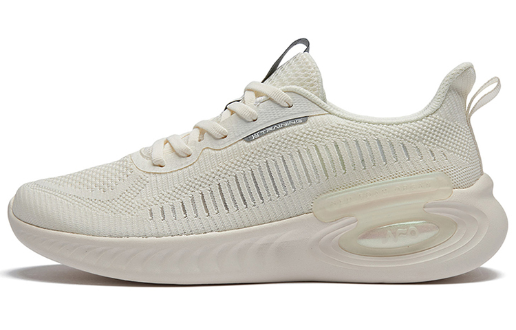 361° NFO Fashion Mesh, Textile Slip Resistant Cushioning Breathable Lightweight Low top Running Shoes Men’s White Gray