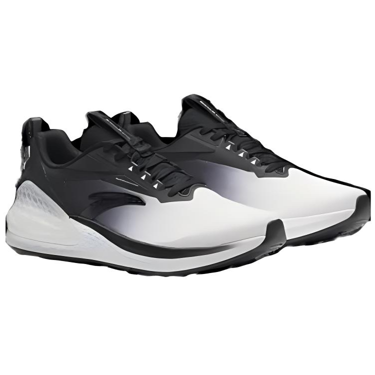 Anta C37+ Cushioning Breathable Lightweight Low top Composite Material Training Running Shoes Men’s Black White