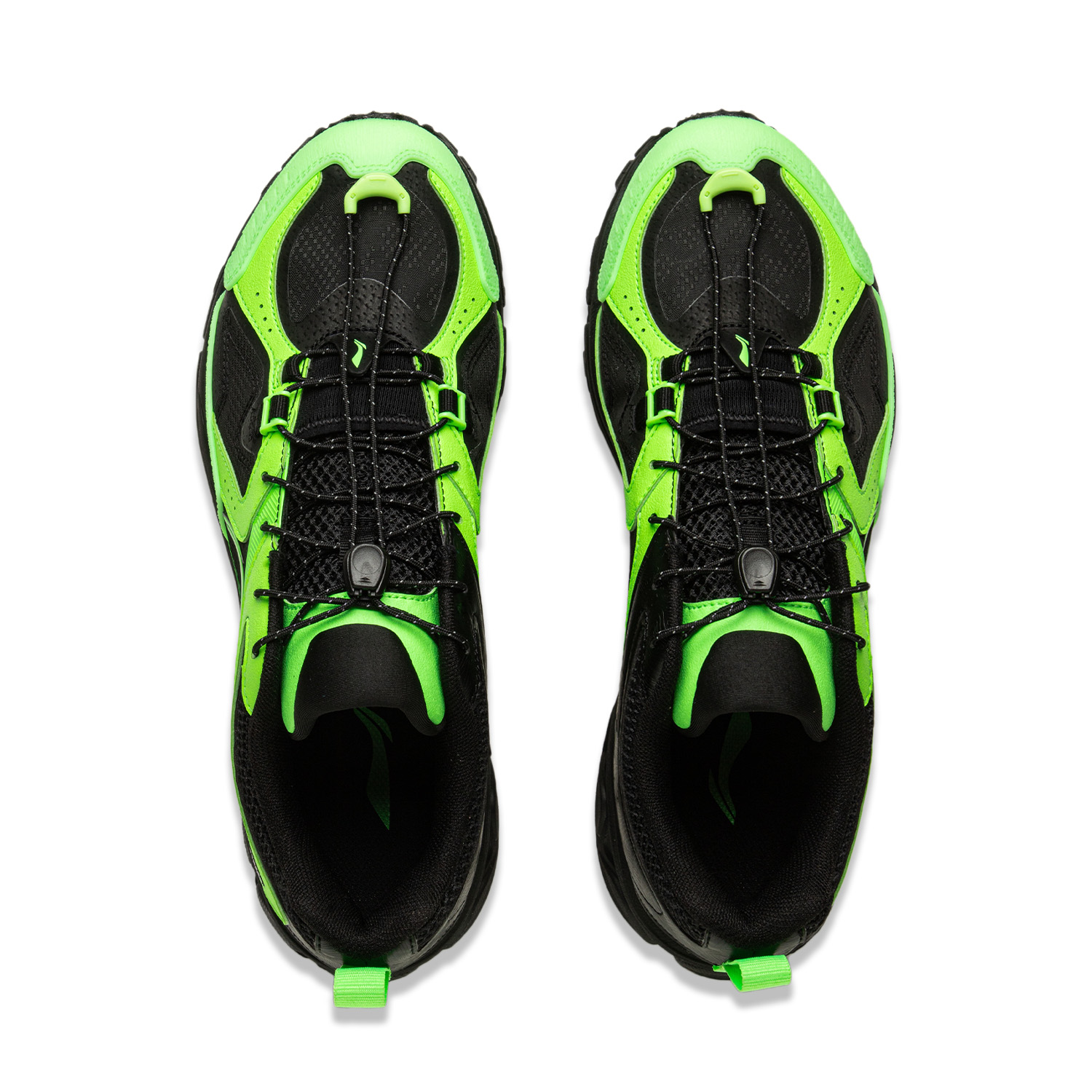 Li Ning Fuyao 2.0 Trail V2 Support Abrasion Resistant And Slip Resistant Low top Running Shoes Men’s Black Green