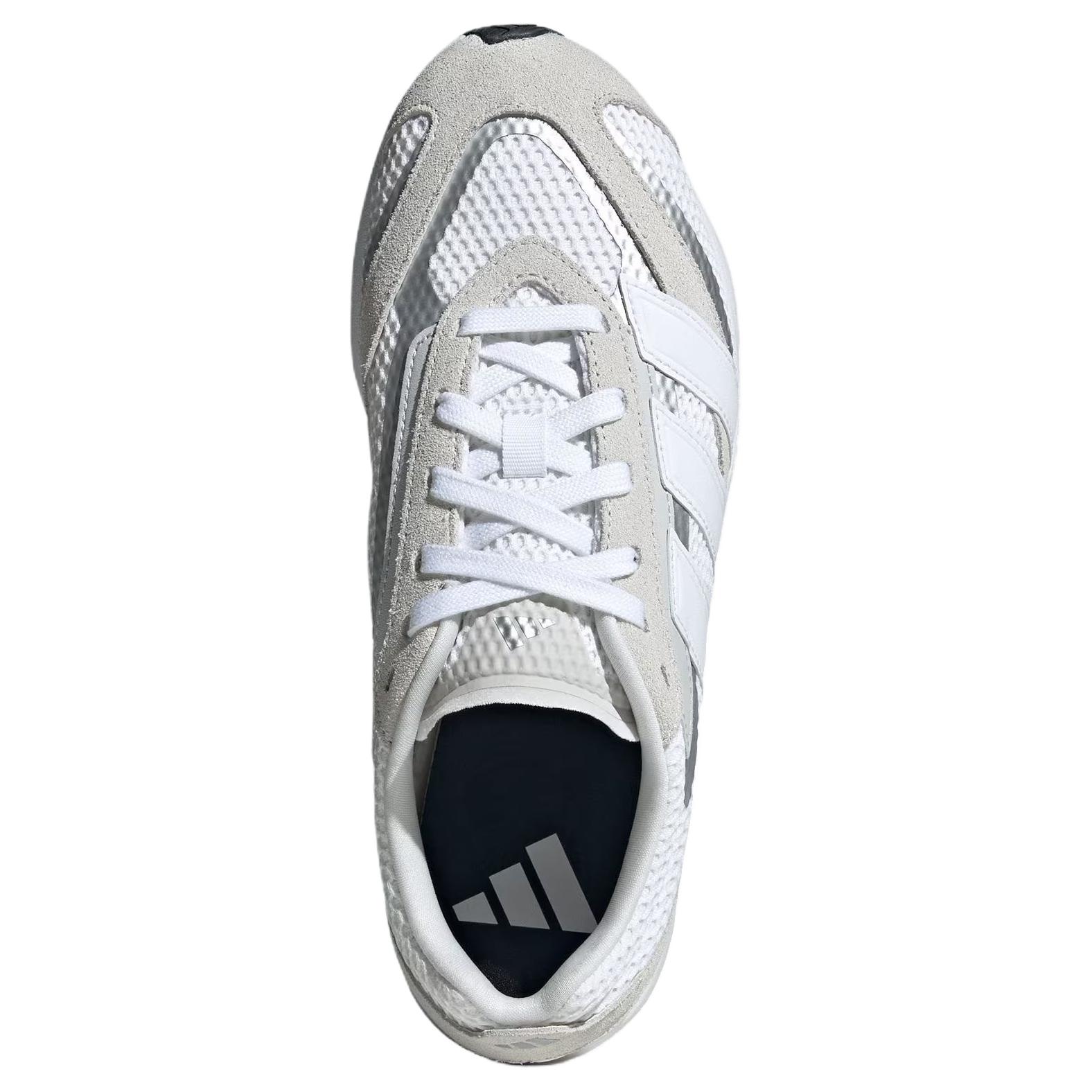Adidas LIGHTBLAZE Fabric Abrasion Resistant Low top Casual Running Shoes Women’s Gray White