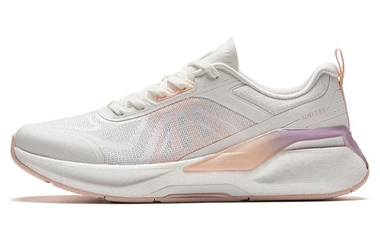 Anta Burning Refinement Cushioning, Wear Resistant Low top Running Shoes Women’s White Pink