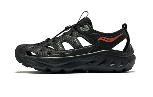 Saucony Cradle Low top Running Shoes Unisex Black Orange