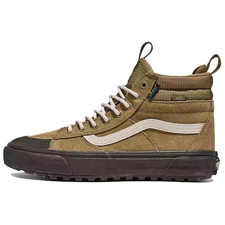 Vans MTE Sk8-Hi Fashionable Comfortable Versatile High Top Outdoor Functional Shoes Uniform for Men and Women Olive Green