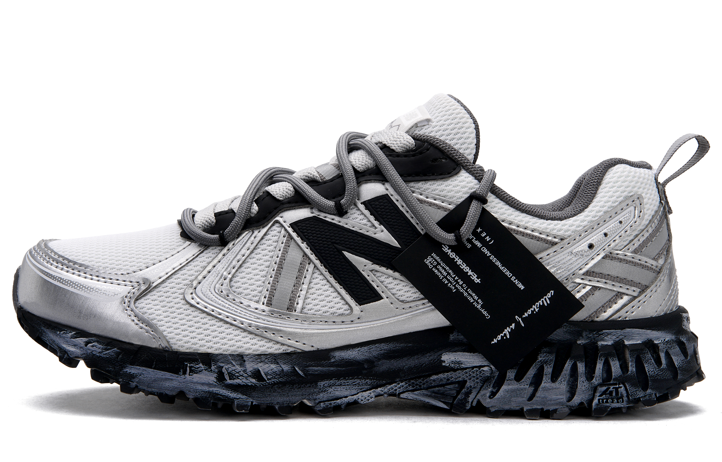 New Balance NB 410 Abrasion Resistant Low top Running Shoes Unisex Silver