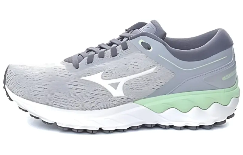 Mizuno Wave Skyrise Low Tops Lightweight Gray Green