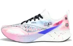 Li Ning Red Hare 8PRO Cushioning Abrasion Resistant Breathable Low top Casual Running Shoes Men's White Blue Pink