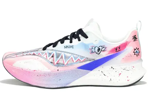 Li Ning Red Hare 8PRO Cushioning Abrasion Resistant Breathable Low top Casual Running Shoes Men's White Blue Pink