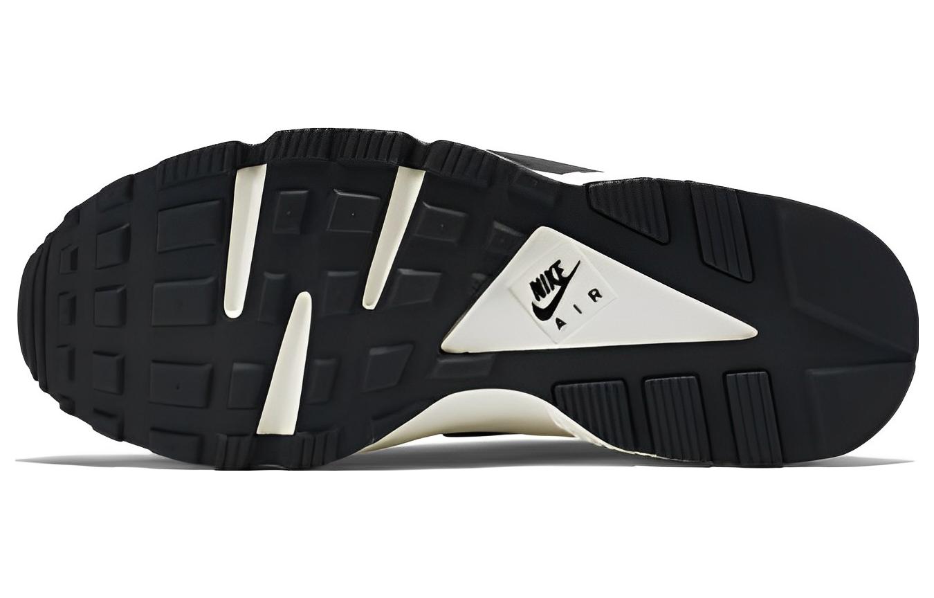 Мужские кроссовки Nike Huarache Run (черно-белые) — Чёрный / белый — фото 4