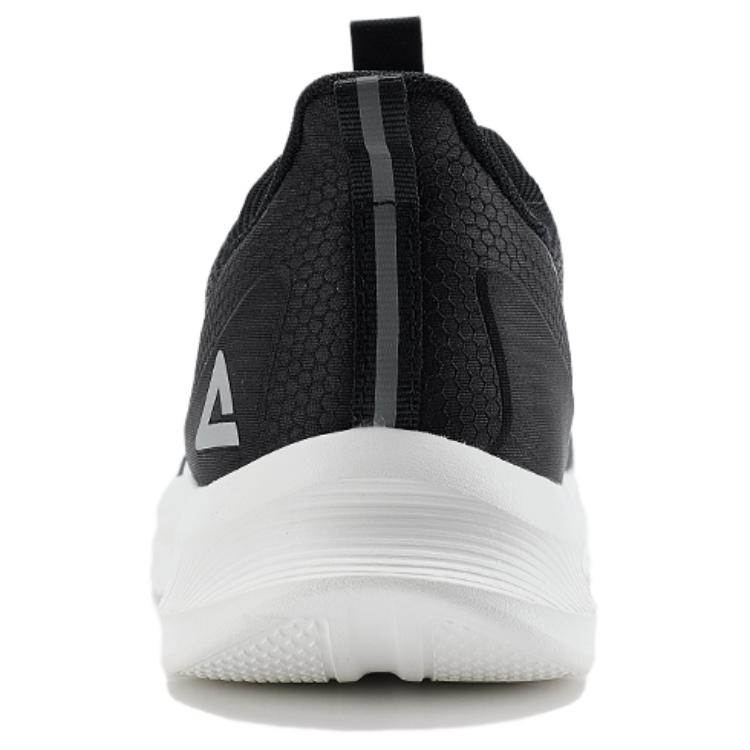 PEAK Comfortable And Breathable Cushioning, Wear Resistant Low top Running Shoes Men’s Black White