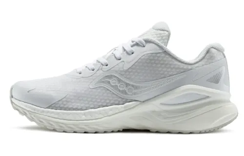 Saucony Phoenix Hybrid Jogging Abrasion Resistant Slip Resistant Low top Running Shoes Women's White