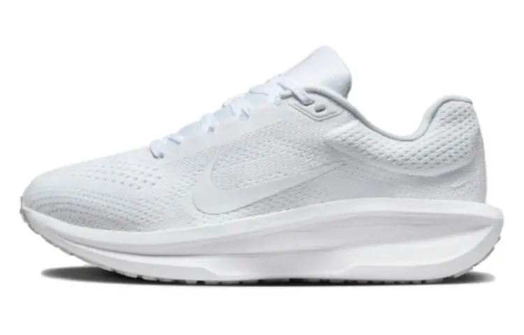 Nike Winflo 11 Mesh, Textile, Synthetic Leather Breathable Low top Casual Training Running Shoes Women's White