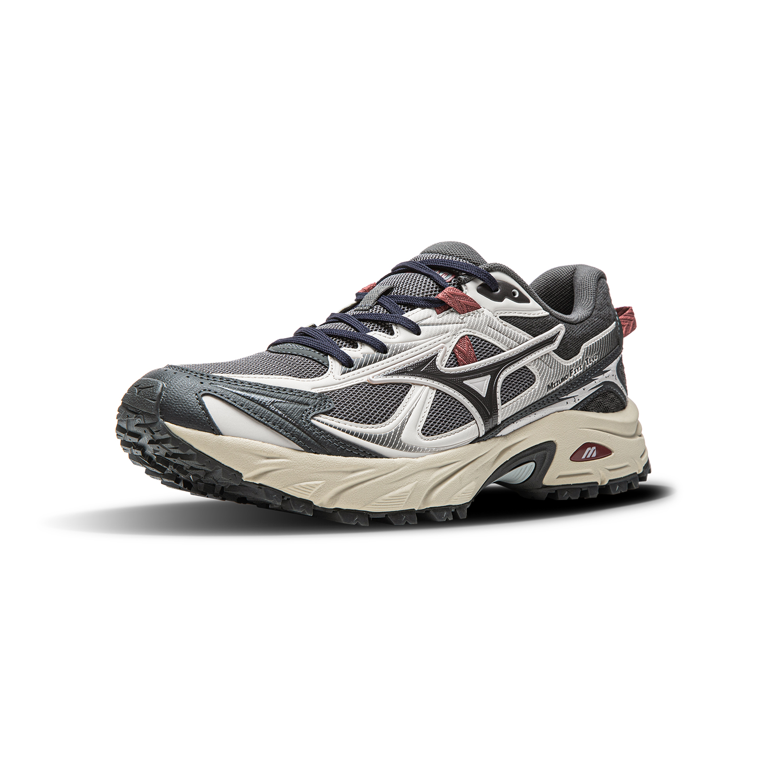 Mizuno FIYI TL Textile, Synthetic Leather EVA Midsole Casual Running Shoes Unisex Lead Gray