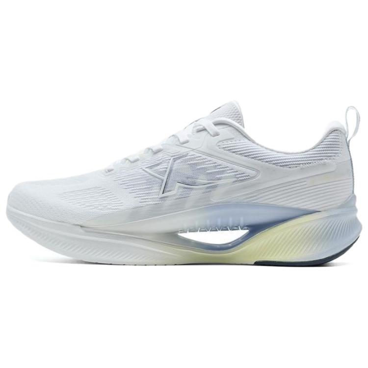 XTEP Slip Resistant And Breathable Low top Casual Running Shoes Women’s White Blue