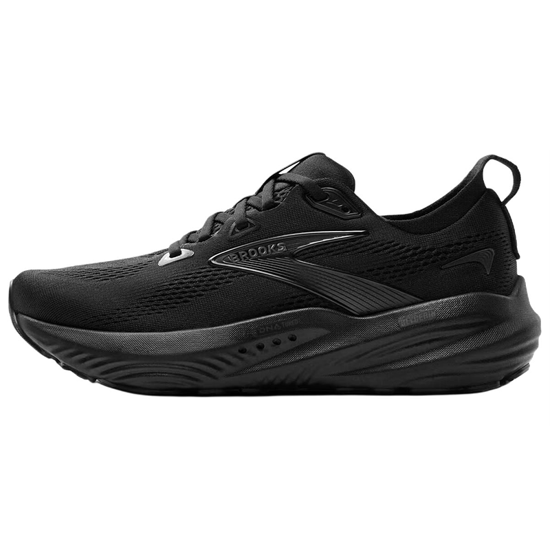 Brooks Brooks Glycerin 22 glycerin 22 cushioning, comfortable and soft, low-cut marathon running shoes, men's black
