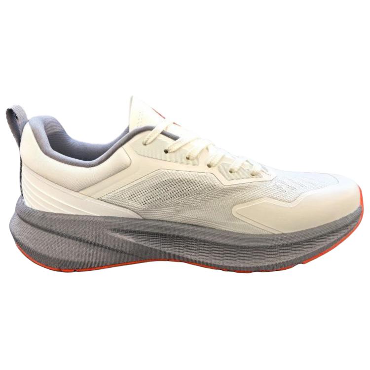 Anta Cushioning Slip Resistant Abrasion Resistant Low top Casual Running Shoes Men’s Beige Red