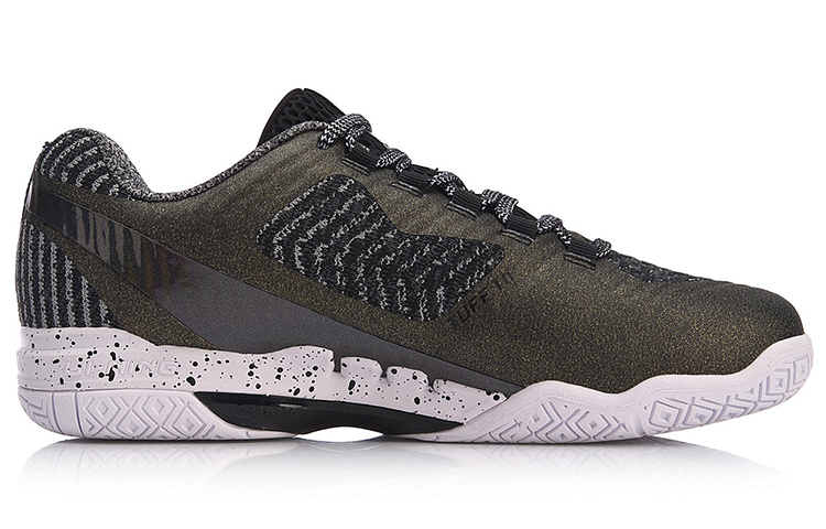 Li Ning Avant Garde Cushioning Rebound Low top Running Shoes Unisex Black Green