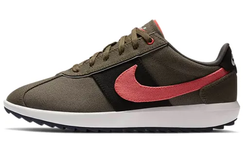 Nike Cortez Synthetic Leather Cushioning Slip Resistant Low top Running Shoes Women's Pink Umber
