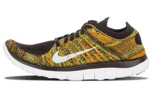 Nike Free RN 4.0 barefoot feel fabric non-slip lightweight low-top casual running shoes men's rainbow