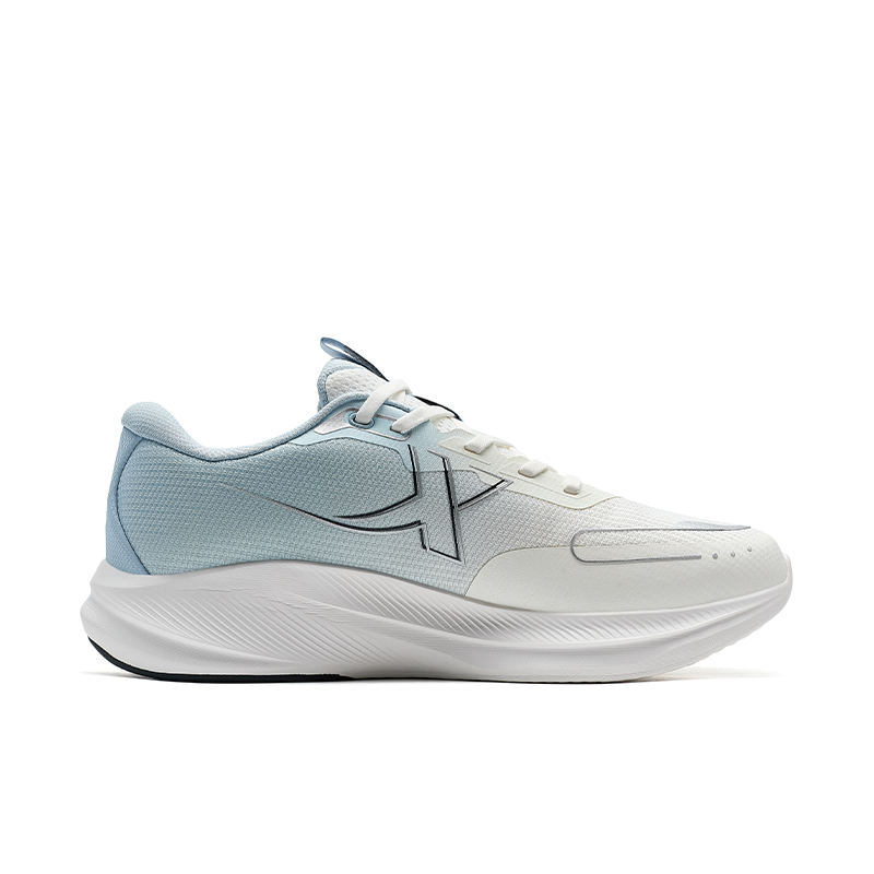 XTEP Abrasion Resistant Slip Resistant Low top Casual Running Shoes Men’s White Blue