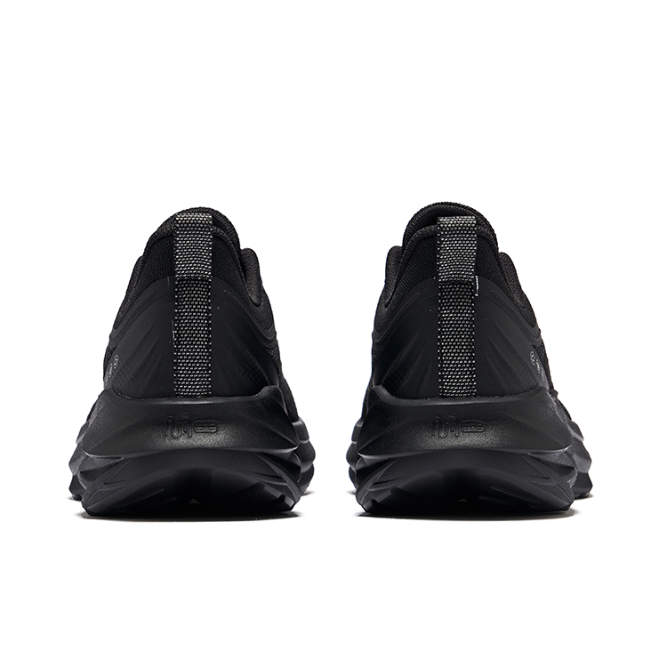 Erke Shadow 3.0 Cushioning Breathable Lightweight Rebound Low top City Commuting Running Shoes Men’s Jet Black