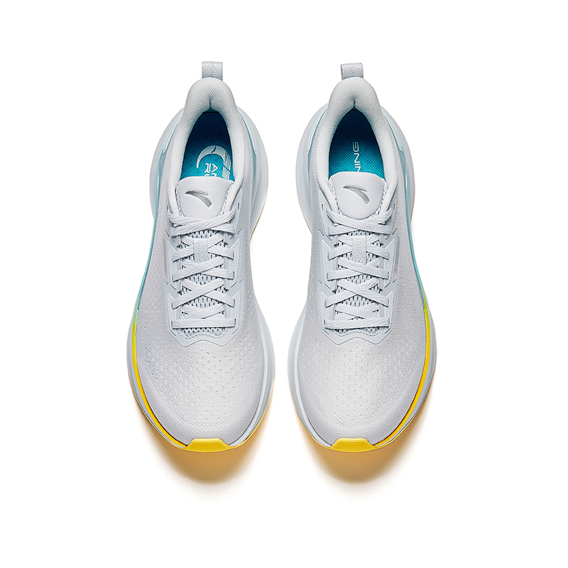 ANTA Hydrogen Run Cool Running Shoes Unisex Low Top Maqiao Gray/Ice Crystal Green
