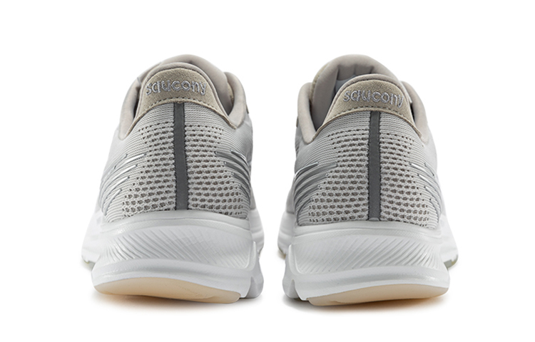 Saucony Ride Yutu 14 Cushioning Anti-Slip Wear-Resistant Breathability Low-Top Training Running Shoes Men’s Khaki Gray
