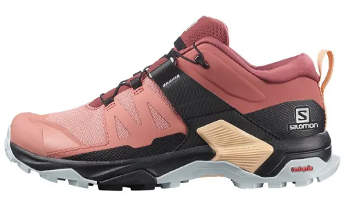 SALOMON X Ultra 4 Outdoor Shoes Unisex Low Top Black/Pink