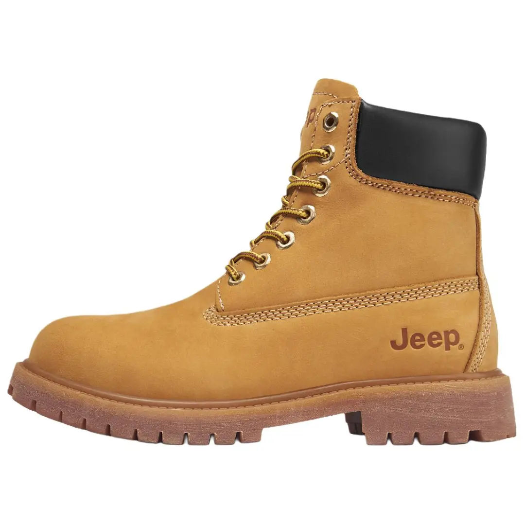 Jeep Short Combat Boots Unisex Gold