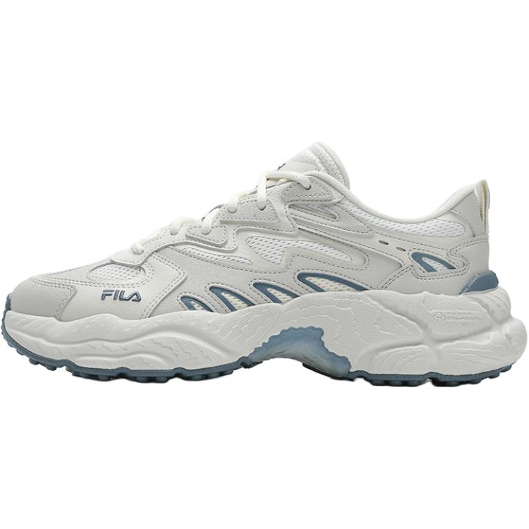 FILA Fern Sneakers Abrasion Resistant Low top Chunky Sneakers Men's Gray Blue