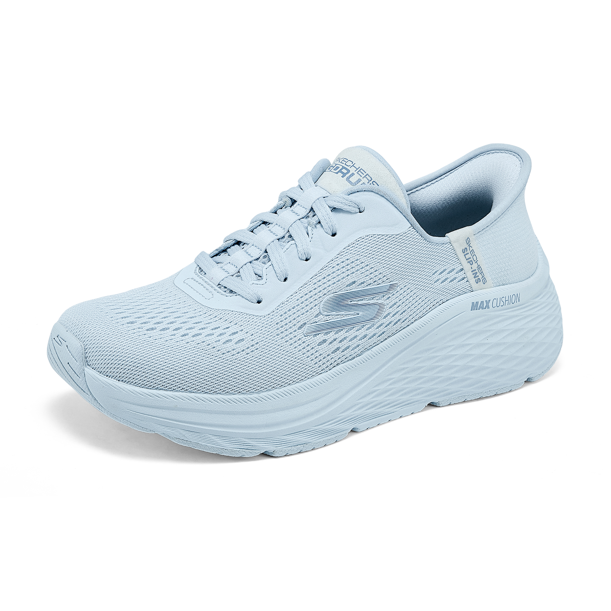 Skechers Max Cushioning Elite 2.0 Cushioning, Wear Resistant Low top Casual Running Shoes Women’s Light Blue