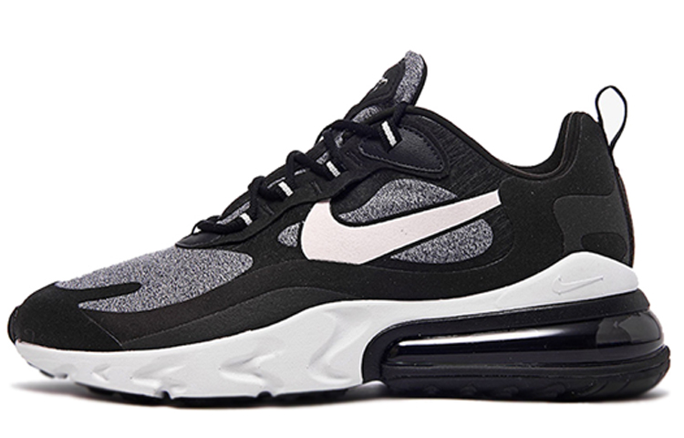 Nike Air Max 270 React Low Top Running Shoes Men's Black Gray
