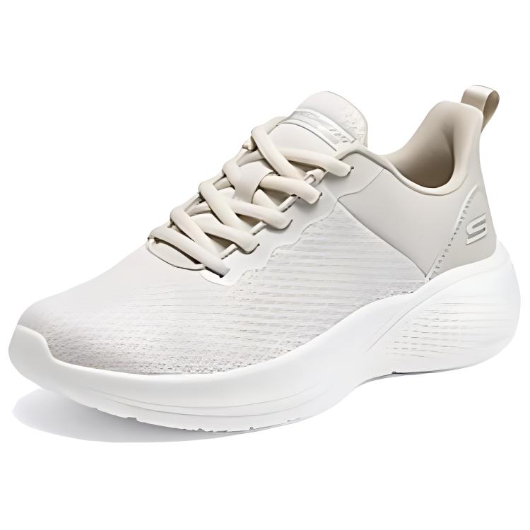 Skechers Cushioning Abrasion Resistant Breathable Low top Running Shoes Women’s Beige