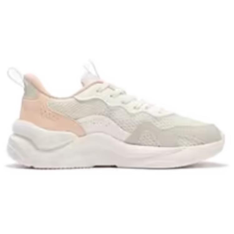 361° Comfortable Cushioning Slip Resistant Low top Running Shoes Women’s White Pink