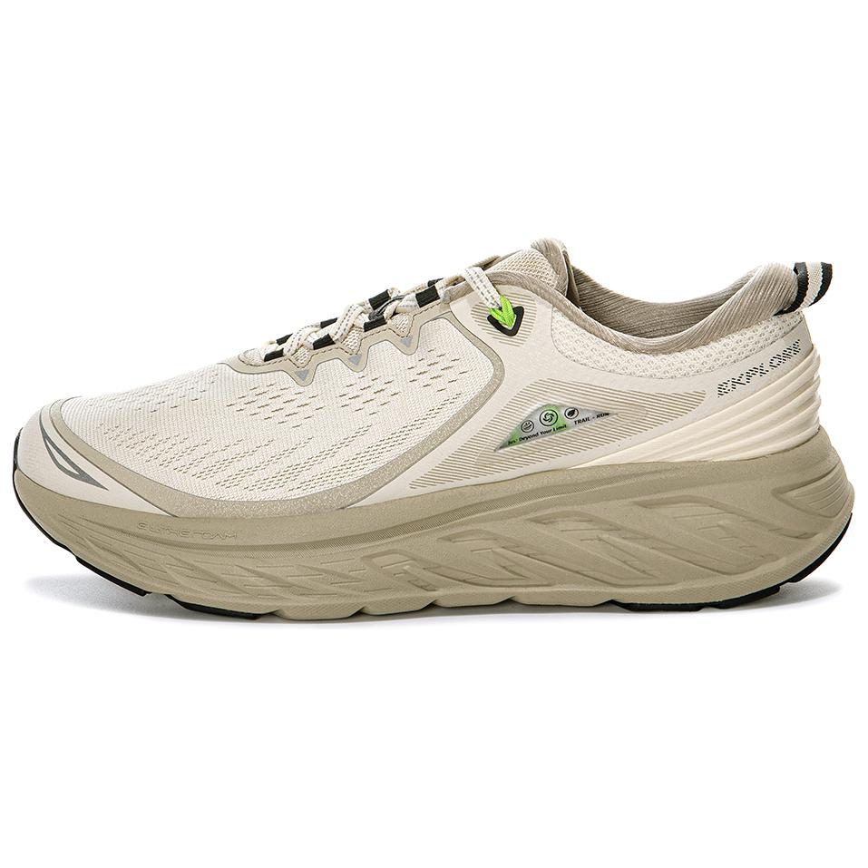 Erke Abrasion Resistant Breathable Low top Trail Running Shoes Men’s Beige Brown