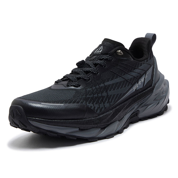 361° Slip Resistant Abrasion Resistant Support Low top Casual Running Shoes Men’s Black Gray