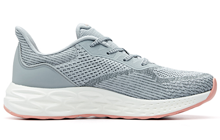 ANTA Running Shoes Women’s Low Top Mist Gray/Dark Gray/Ivory White