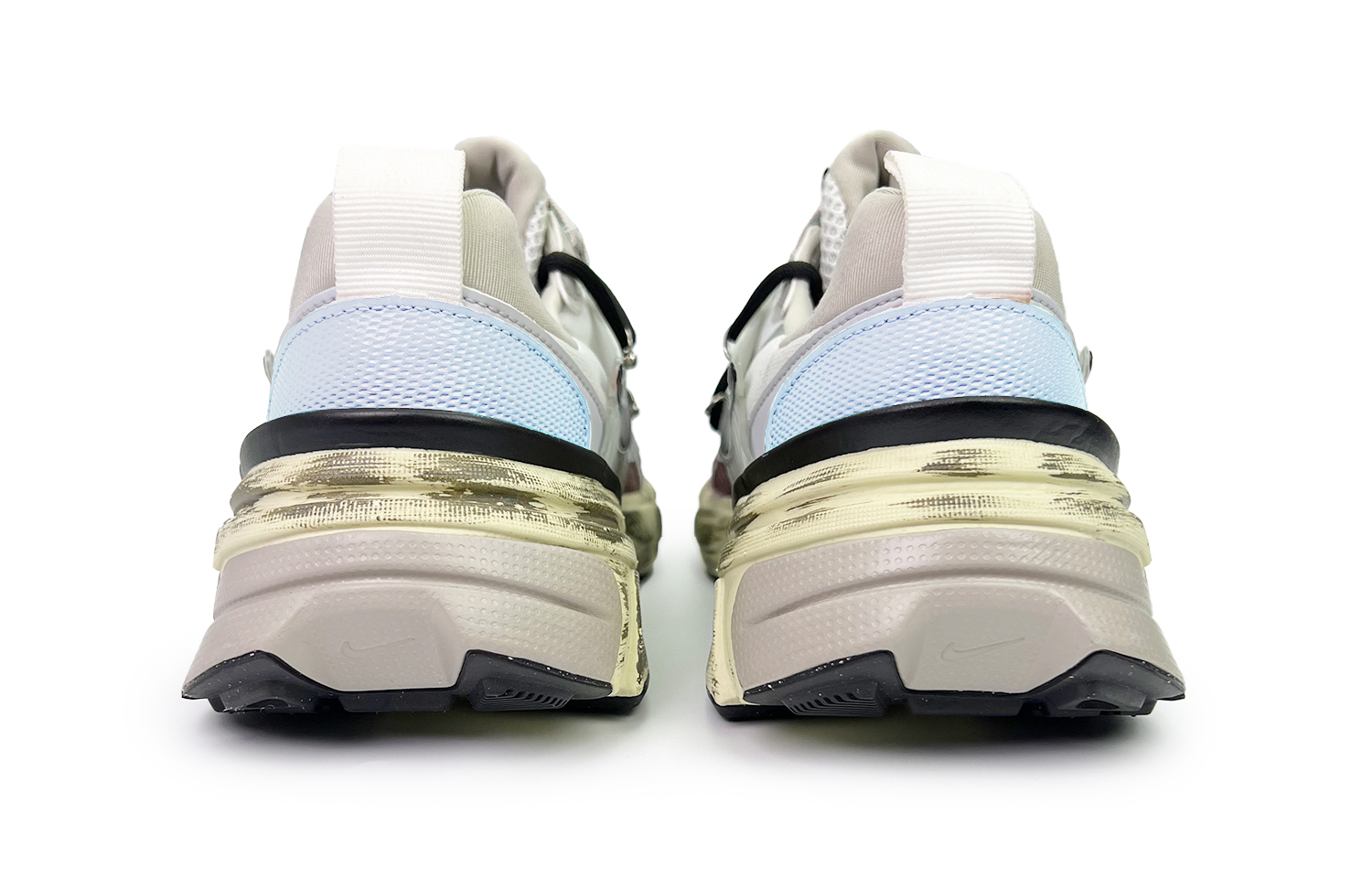 Nike V2K Run Low top Running Shoes Unisex Blue Silver