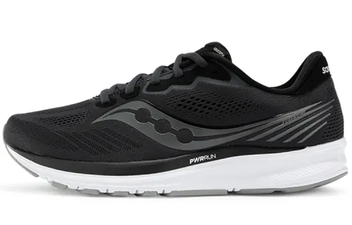 Saucony Ride Yutu 14 Lace Up Textile, Synthetic Leather Cushioning Slip Resistant Abrasion Resistant Breathable