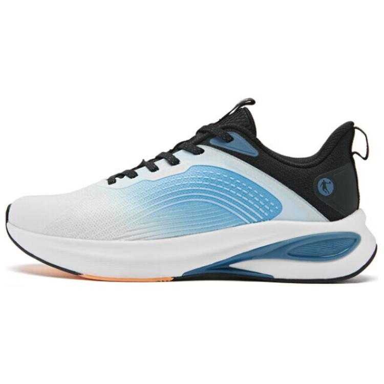 QIAODAN Cushioning Lightweight Low top Running Shoes Men’s Blue White Black