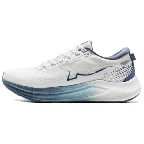 Xtep Tancheng 2.0LITE trendy and versatile shock-absorbing, wear-resistant and rebound low-top casual running shoes for men, white and blue