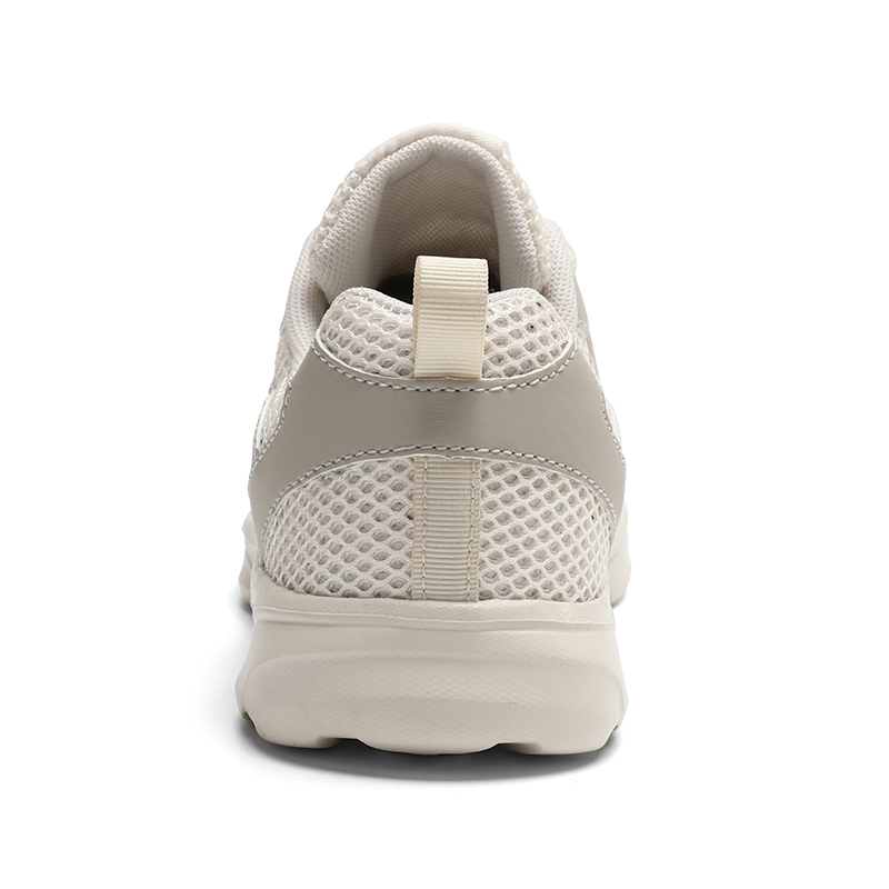 Binary Cushioning Rebound Lightweight Breathable Slip Resistant Low top Casual Running Shoes Women’s Beige